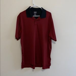 Adidas Climacool Polo. Red/black stripes. Large